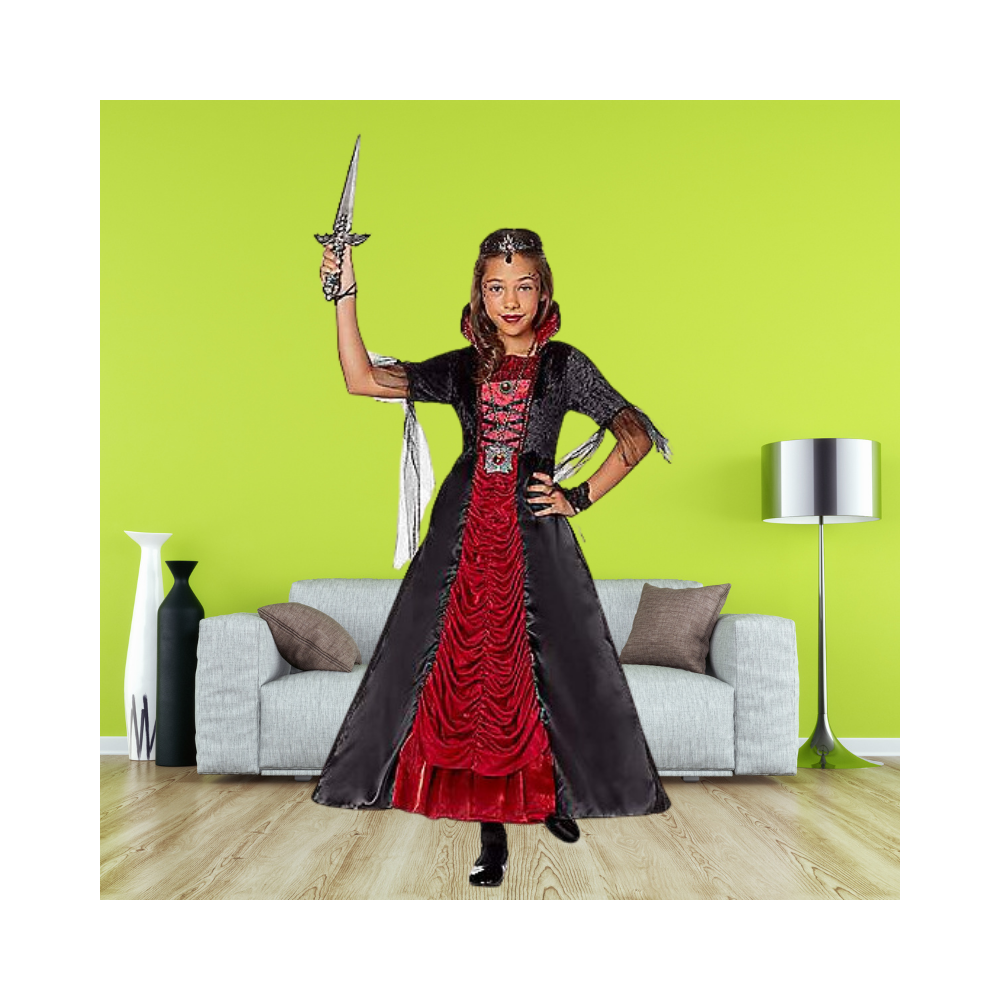 Halloween Kids Royal Vampiress Dress Costume