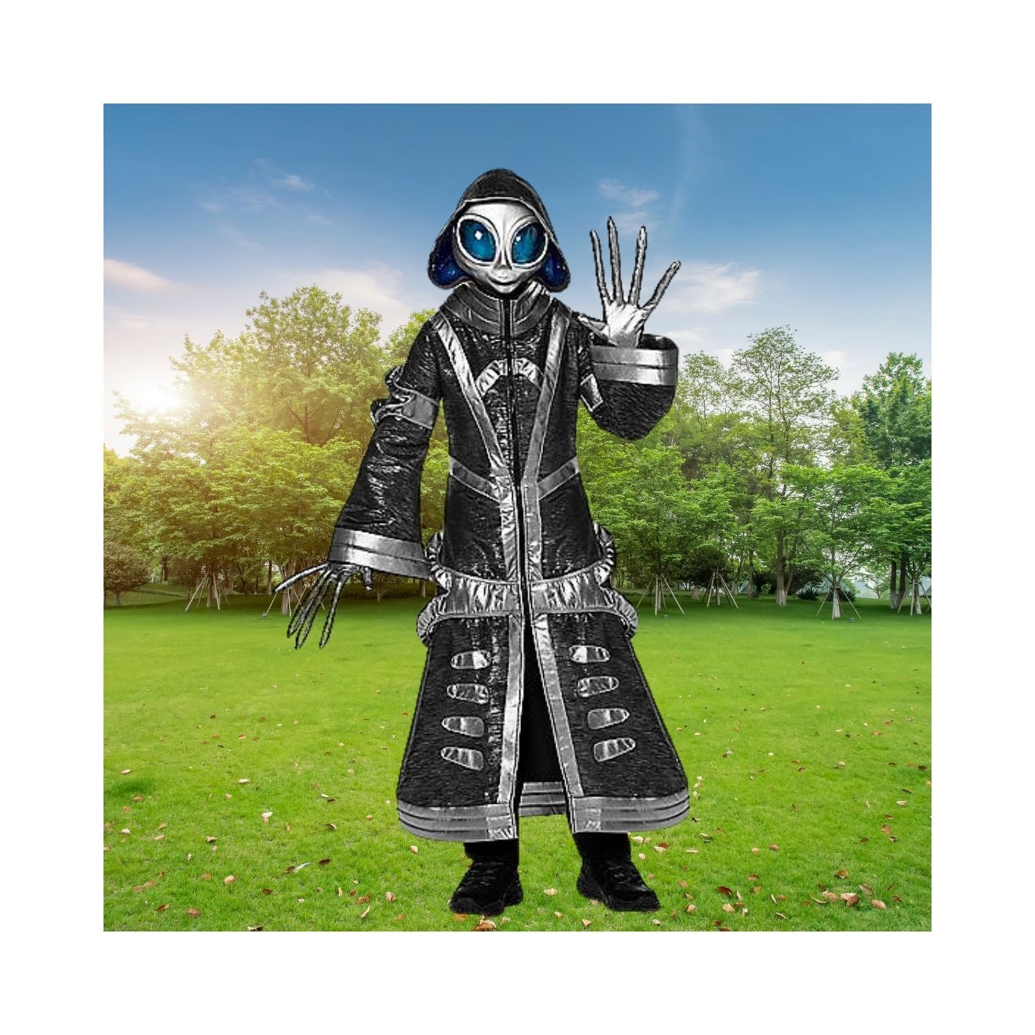 Halloween Dark Alien Costume - The Signature Collection