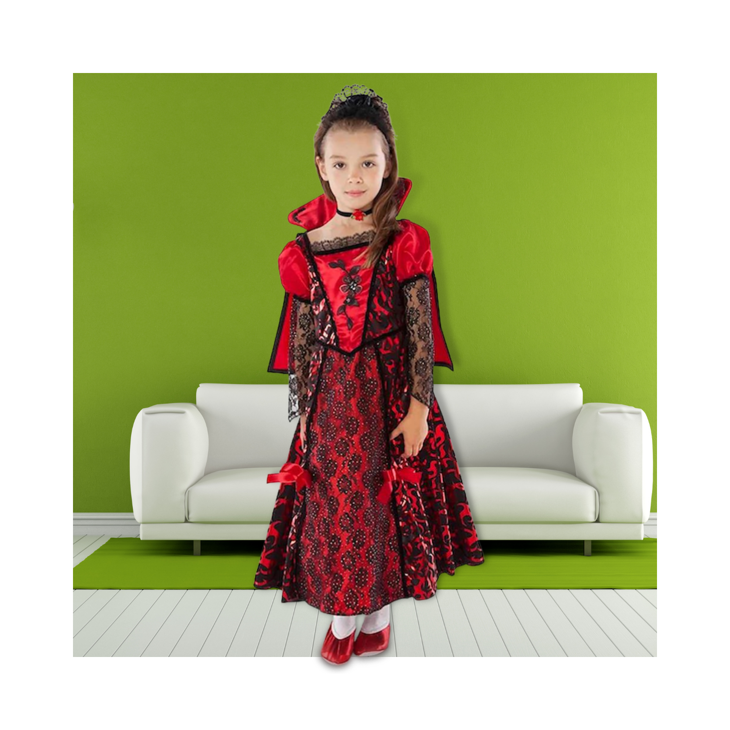 Halloween Girls Vampire Princess Costume