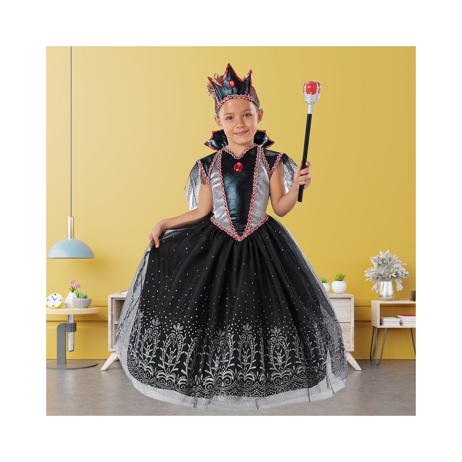 Halloween Girls Evil Queen Costume