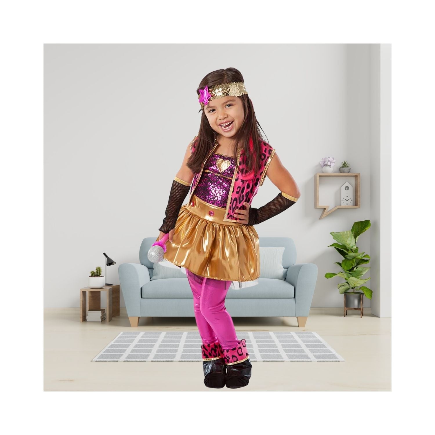 Halloween Pop Star Girl's Costume