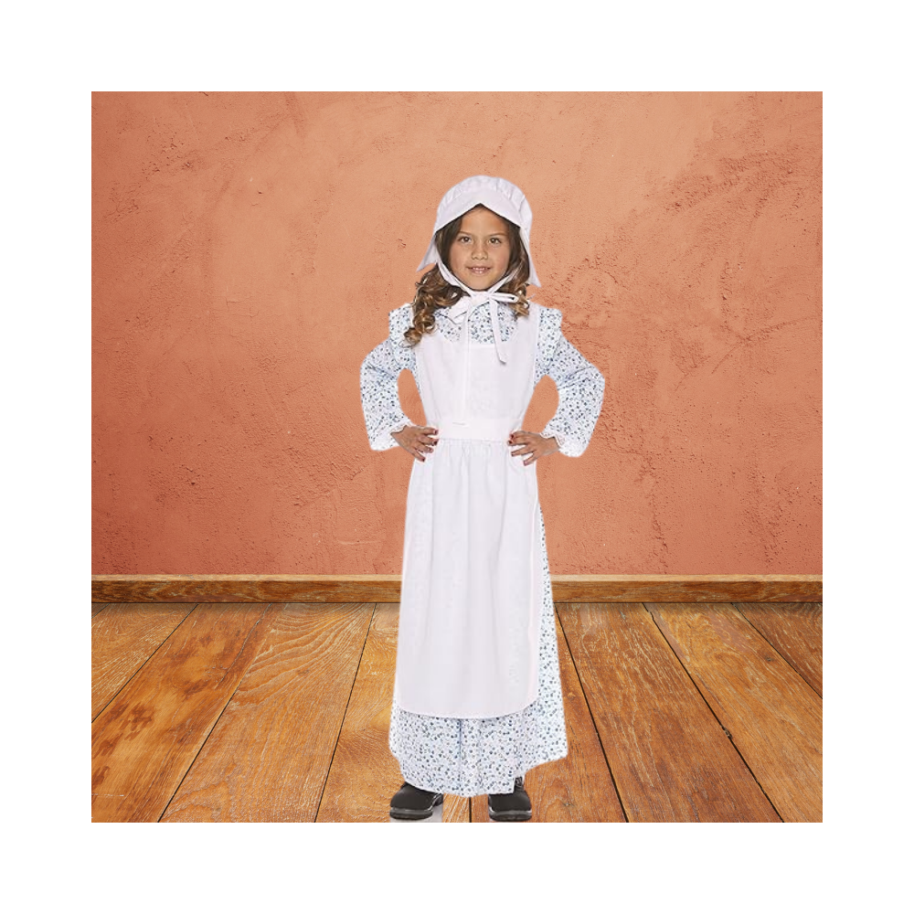 Halloween American Western Pioneer Girl Costume