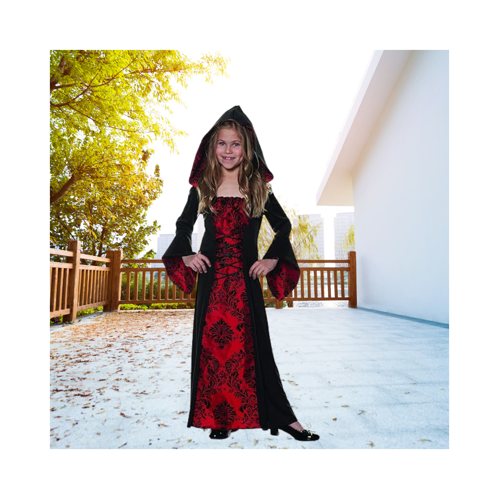 Halloween Little Girl's Scarlett Witch Costume