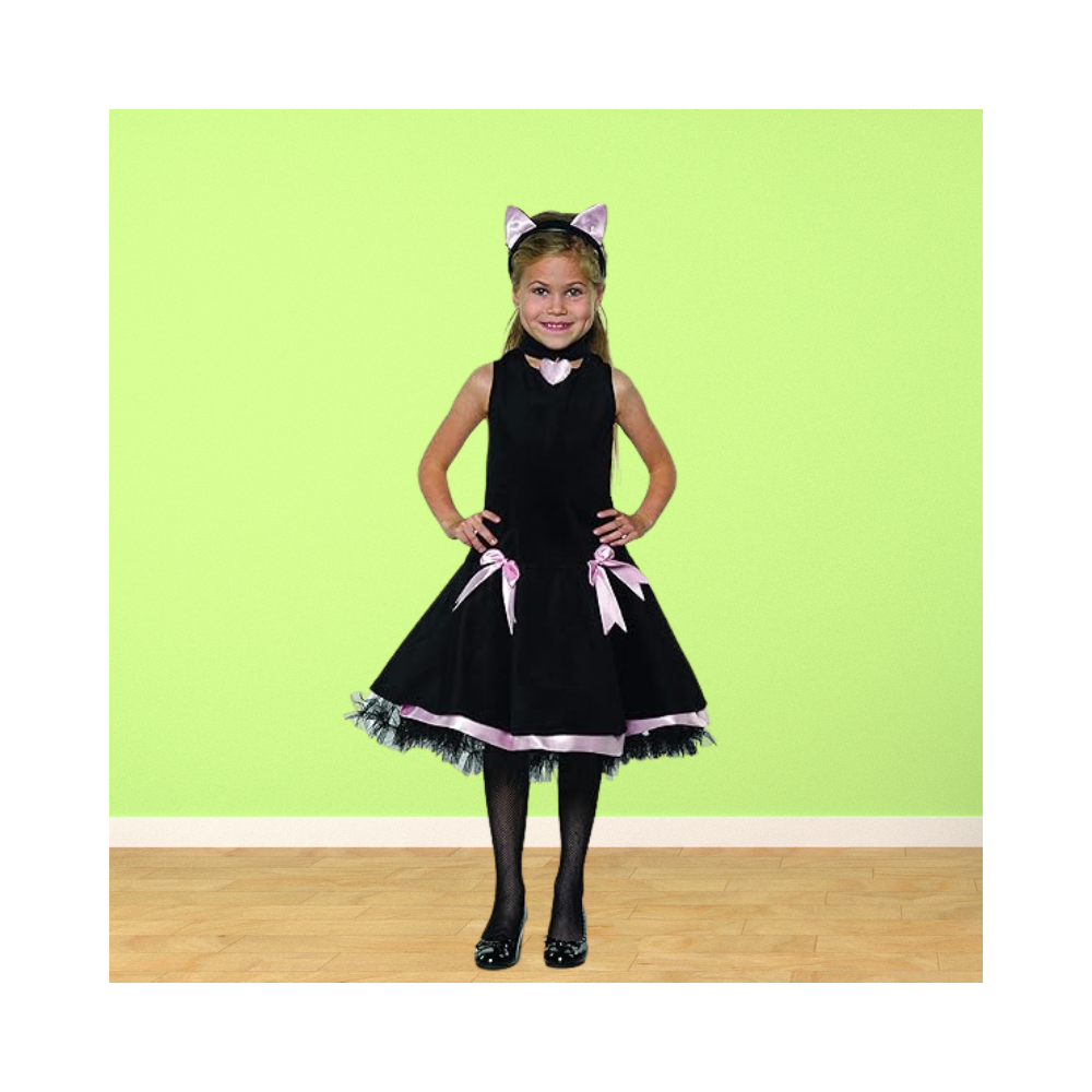 Halloween Little Girl's Kitten Purrfect Dress Costume